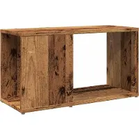 vidaXL Tv-meubel 60x24x32 cm bewerkt hout oud houtkleurig