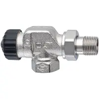Heimeier radiator afsluiter 3/8 inch haaks verkeerd