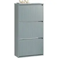 SoBuy - Schoenenkast - Grijs - 61x26x120 cm