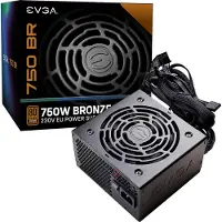 EVGA 100-BR-0750-K2 power supply unit 750 W 24-pin ATX ATX Zwart