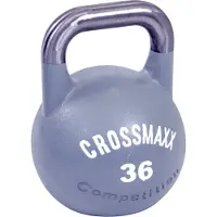 Lifemaxx Crossmaxx Competition Kettlebells - Grijs - 36 kg
