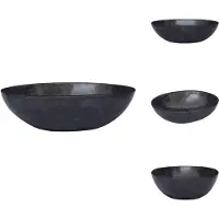vidaXL Gootsteen - Gootstenen - Wastafel - Wastafels - Gootsteen 53x40x15 cm marmer zwart