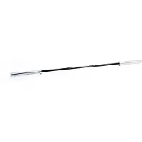 Muscle Power Olympische Dames Crossfit Bar - Zwart/Chroom - 202 cm