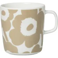 Marimekko Unikko mok 40 cl Wit-beige