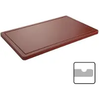 Caterchef Cater Chef Snijplank 53.0x32.5cm (H)2.0cm 1/1Gn met geul -Horeca