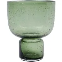 House Doctor Farida vaas 22 cm Olijfgroen