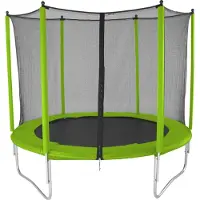 Rijoka Trampoline Ø244cm Met Veiligheidsnet - Lime Green