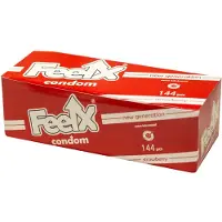 FeelX - condooms - aardbei smaak - 144 stuks