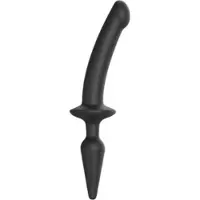 Strap-On-Me - Switch Plug-In - Dildo & Buttplug - Zwart - Maat S