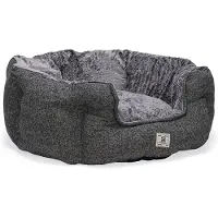 Dog Gone Smart Nano hondenmand Chill Kuzi Rond Grijs 91 x 91 x 38 cm