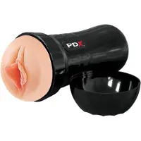 PDX - Wet Pussies Super Luscious Lips - levensechte kunstvagina (huidskleur)