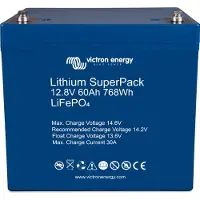 Victron Energy Lithium Superpack 12.8v/battery 60ah Transparant