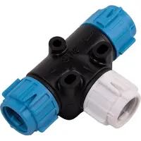Raymarine Seatalk Ng T Connector Blauw,Zwart