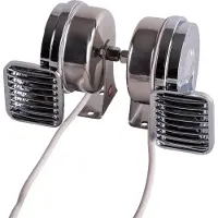 Marco Chromed Double Horn Zilver