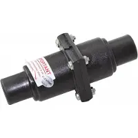 Whale Inline Check Valve Zwart