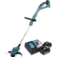 Makita DUR 193 RT accu-graskantensnijder 18 V 260 mm + 2x accu 5,0 Ah + oplader