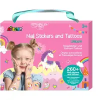 Avenir Nail Art - Eenhoorn nagelstickers voor kinderen - creatief speelgoed.