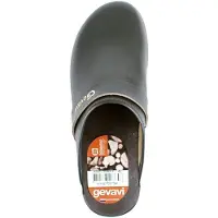 Gevavi Open Schoenklomp Hout | Zwart | 9200 | Maat 42