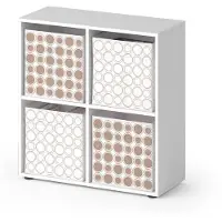 Vicco Tetra Ruimteverdeler – 72.6 x 72 cm met 4 vouwdozen opt.2 Wit