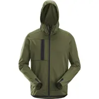 Snickers Workwear 8058 Fleece Hoodie Met Rits Regular Fit Allroundwork | Maat: XS