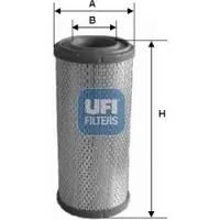 Ufi 27.387.00 Luchtfilter
