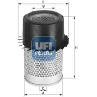 Ufi 27.610.00 Luchtfilter
