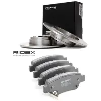 RIDEX 3405B3414 Remschijven en blokken