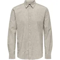 Only & Sons Overhemd 'Casey' grijs gemêleerd