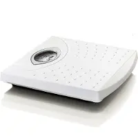 Laica PS2015, mechanische personenweegschaal, 125 kg, 1 kg nauwkeurigheid, wit, meeteenheid: kilogram, rechthoekig