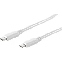 Shiverpeaks USB Kabel 3.1 C Stecker-USB 3.1 C Stecker weiß 1,5m