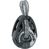 Harken Carbo T2 Auto Ratchet Block Pulley 40 Mm Zwart