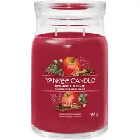 Yankee candle - Red Apple Wreath Large Jar Geurkaars - 90 branduren - twee lonten