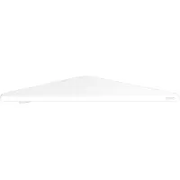 Keuco ROSE Hoekdoucheplanchet om vast te lijmen of te boren, made in Germany, wit mat, lijmset inbegrepen, hoekdoucherekje, wandmontage