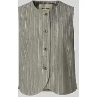 Mos Mosh Gilet met doorknoopsluiting, model 'Eriin Thelma'