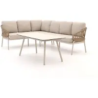 Bellagio Pinerolo dining loungeset 3-delig links