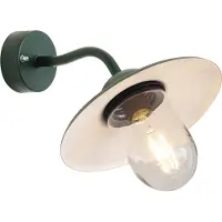 QAZQA Buiten Wandlamp Donkergroen IP44 - Munich