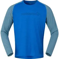 Norrøna - Fjørå Equaliser Lightweight Long Sleeve - Fietsshirt XL, blauw