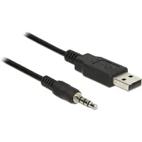 DeLOCK Converter USB 2.0 Type-A male to Serial TTL 3.5 mm 4 pin stereo jack 1.8 m (3.3 V)
