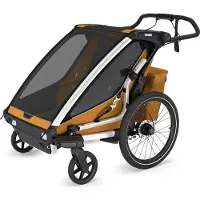 Thule - Sportieve kinderwagens - Chariot Sport2 Double Natural Gold voor Unisex