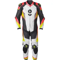 GMS GRC-1 Zwart Rood Geel 1-Delig Motorpak Maat 48