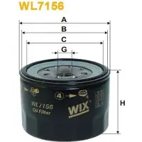 WIX FILTERS WL7156 Oliefilter