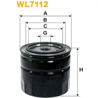 WIX FILTERS WL7112 Oliefilter