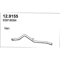 ASSO 12.9155 Voorpijp