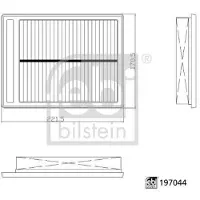 FEBI BILSTEIN 197044 Luchtfilter