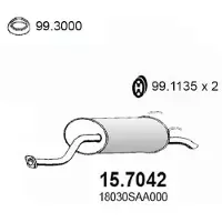 ASSO 15.7042 Einddemper