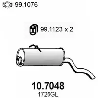 ASSO 10.7048 Einddemper