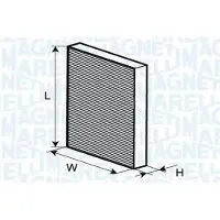 MAGNETI MARELLI 350203061110 Interieurfilter