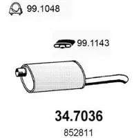 ASSO 34.7036 Einddemper
