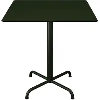 Houe Bijzettafel Buiten Pico Café Table 4 Star Base Olive Green 70 x 70 cm