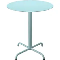 Houe Bijzettafel Buiten Pico Café Table 4 Star Base Ice Blue Ø 64 cm
